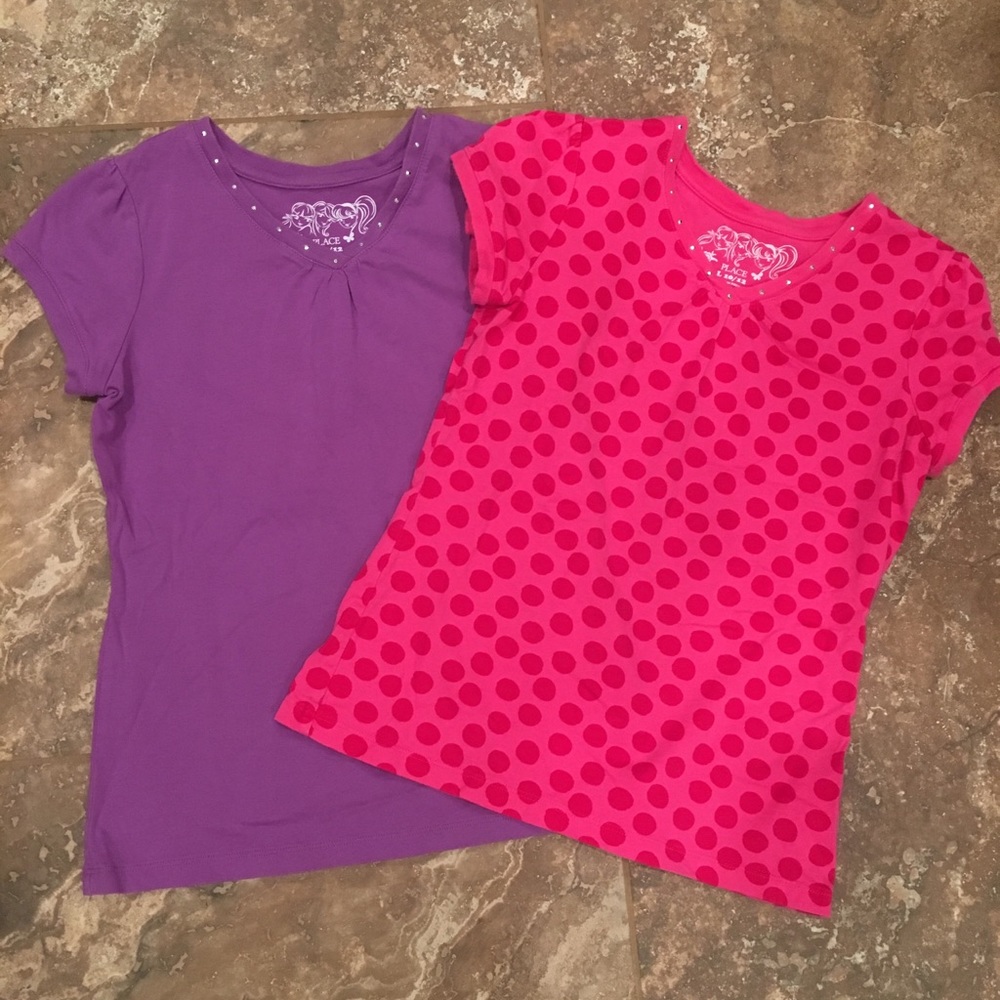 Children’s place girls size L set of v-neck shirts
